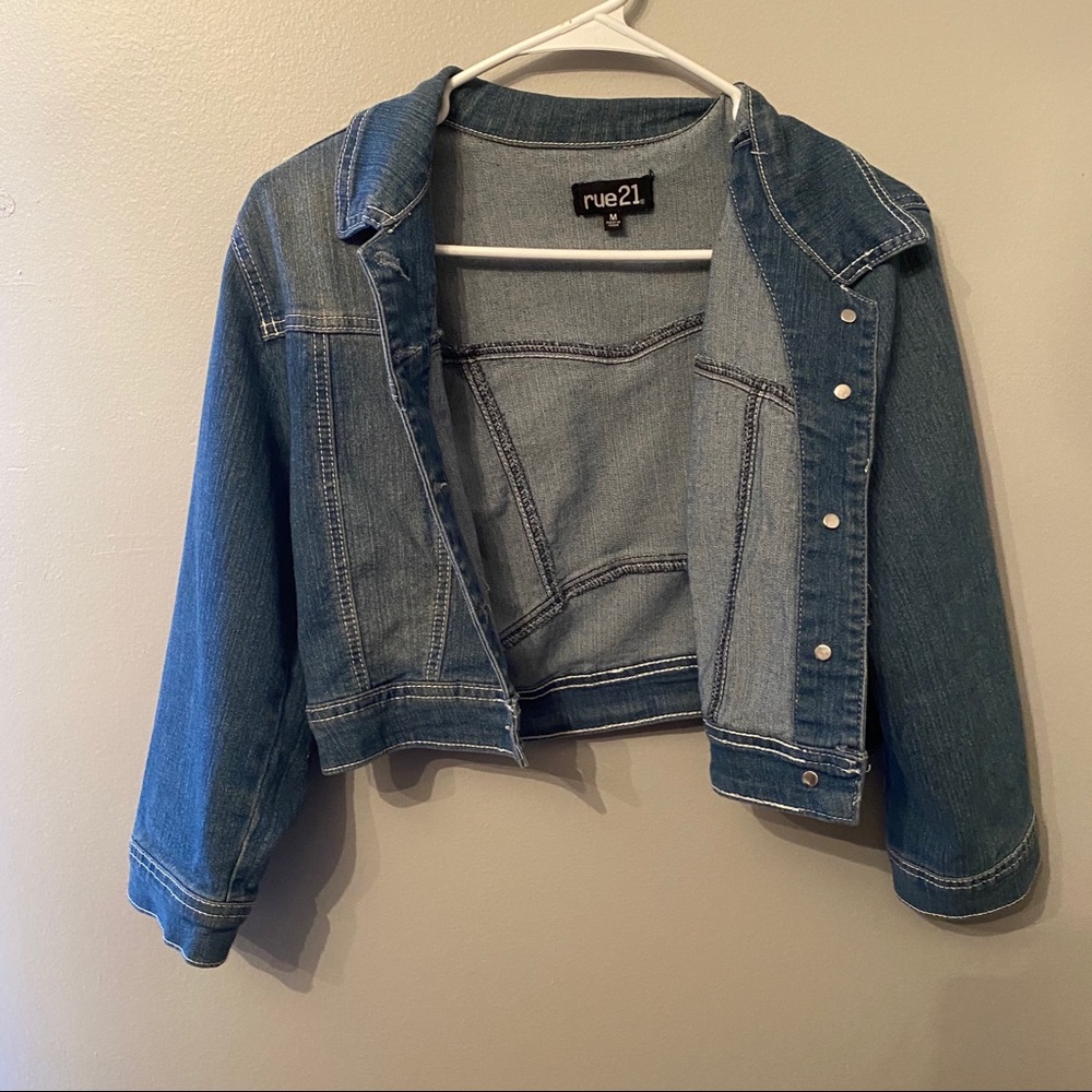 Jean blouse